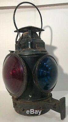 Antique Adlake Non-Sweating Lamp Railroad Switchmans Signal Lantern Chicago