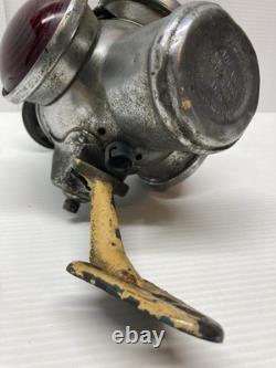 Antique Adlake Non-Sweating Railroad 3 way switch Oil Lamp With Wall Bracket
