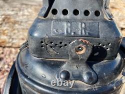 Antique Adlake Non-Sweating Railroad 4 Way Switch Oil Lamp Burlington Railroad