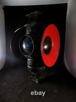 Antique Adlake Non Sweating Railroad Signal Lamp Great Condition Chicago
