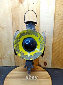Antique Adlake Non-Sweating Railroad Switch Lantern 4 Way Signal Light Chicago