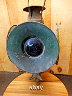 Antique Adlake Non-Sweating Railroad Switch Lantern 4 Way Signal Light Chicago