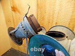 Antique Adlake Non-Sweating Railroad Switch Lantern 4 Way Signal Light Chicago