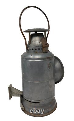 Antique Adlake Pennsylvania Railroad PRR Signal Lantern Non Sweating Red Lens