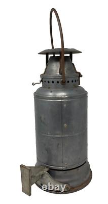 Antique Adlake Pennsylvania Railroad PRR Signal Lantern Non Sweating Red Lens
