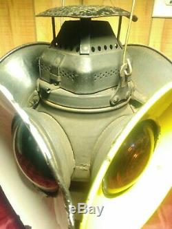 Antique Adlake Pennsylvania Railroad Switch Lantern Light Lamp