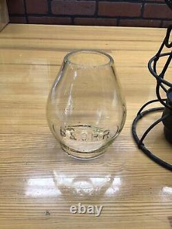 Antique Adlake Railroad Lantern B. & O. R. R. Embossed Globe Westlake Co LOOK