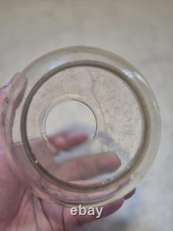 Antique Adlake Reliable ICRR Railroad Railway Lantern Embossed Globe