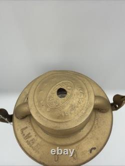 Antique Adlake Reliable L. V. R. R. Lehigh Valley Railroad Lantern Marked Globe