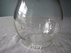 Antique Adlake Reliable Maine Central MCRR kerosene railroad lantern cast globe