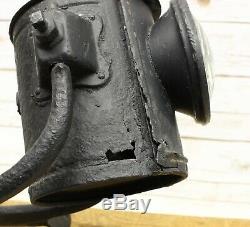Antique Adlake Semaphore Signal Railroad Lantern Inclu Cast Bracket & white Lens