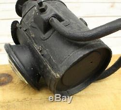 Antique Adlake Semaphore Signal Railroad Lantern Inclu Cast Bracket & white Lens