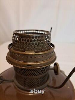 Antique Aladdin / Railway Wall Mount Caboose Kerosene Lamp Brass