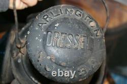 Antique Arlington Dressel 4 way Railroad Signal, Kerosene Lamp Lantern N. J USA