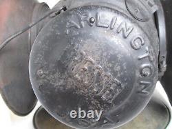 Antique Arlington Dressel U. S. A Railroad Switch Signal Lamp Lantern Glass Lenses