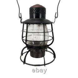 Antique Armspear Manufacturing P&R RY Embossed Railroad Lantern