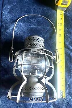 Antique Armspear Mfg. Co. New York 1925 Railroad Kero Lantern Clear Globe