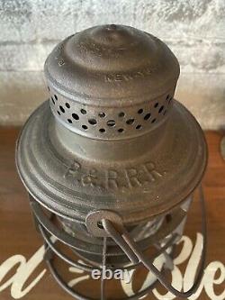 Antique Armspear Philadelphia And Reading Railroad Lantern. P&RRR