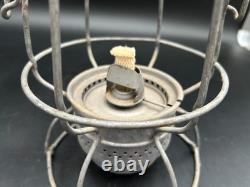 Antique Armspear RPR NY Railroad Red Globe Caged Kerosene Lantern 1925 NICE