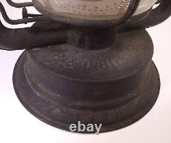 Antique B. & D. Boston NO. 0 Railroad Barn Lantern Bigelow & Dowser