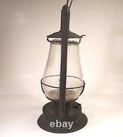 Antique B. & D. Boston NO. 0 Railroad Barn Lantern Bigelow & Dowser