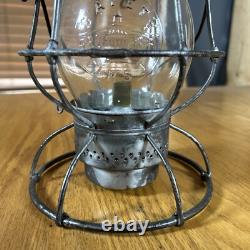 Antique B&O Railroad Lantern Adams Westlake Adlake Reliable Loco Safety Globe
