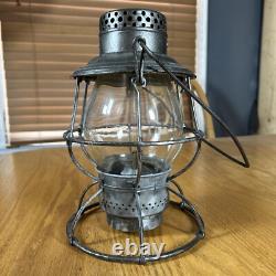 Antique B&O Railroad Lantern Adams Westlake Adlake Reliable Loco Safety Globe