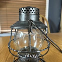 Antique B&O Railroad Lantern Adams Westlake Adlake Reliable Loco Safety Globe