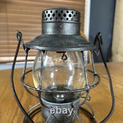 Antique B&O Railroad Lantern Adams Westlake Adlake Reliable Loco Safety Globe
