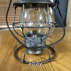 Antique B&O Railroad Lantern Adams Westlake Adlake Reliable Loco Safety Globe