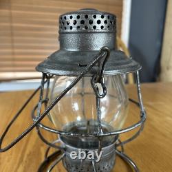 Antique B&O Railroad Lantern Adams Westlake Adlake Reliable Loco Safety Globe