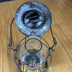 Antique B&O Railroad Lantern Adams Westlake Adlake Reliable Loco Safety Globe