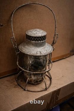 Antique B&O Railroad Lantern Adlake Kero Signal Light Made in USA Original