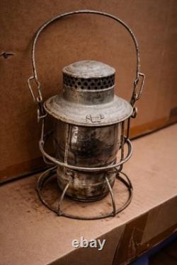 Antique B&O Railroad Lantern Adlake Kero Signal Light Made in USA Original