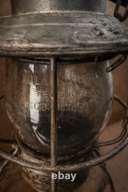 Antique B&O Railroad Lantern Adlake Kero Signal Light Made in USA Original