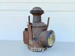 Antique BR Steam Locomotive Headlamp Loco Head Lamp Oil British Railway Lamp