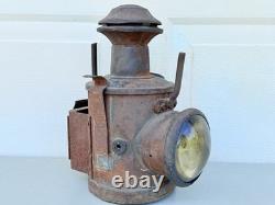 Antique BR Steam Locomotive Headlamp Loco Head Lamp Oil British Railway Lamp
