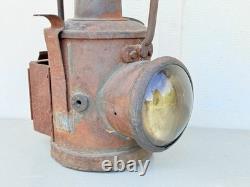 Antique BR Steam Locomotive Headlamp Loco Head Lamp Oil British Railway Lamp