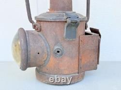 Antique BR Steam Locomotive Headlamp Loco Head Lamp Oil British Railway Lamp