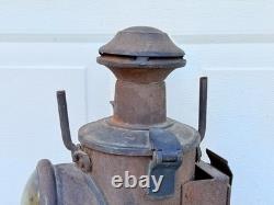 Antique BR Steam Locomotive Headlamp Loco Head Lamp Oil British Railway Lamp