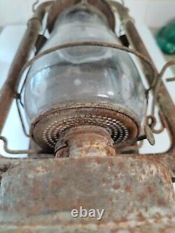 Antique Blue Grass Kerosene Railroad Inspectors Lantern