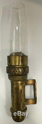 Antique Brass 1907 Adlake Train Railway Caboose Wall Sconce Lamp Free Shipping