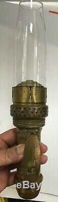 Antique Brass 1907 Adlake Train Railway Caboose Wall Sconce Lamp Free Shipping