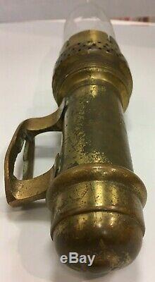 Antique Brass 1907 Adlake Train Railway Caboose Wall Sconce Lamp Free Shipping