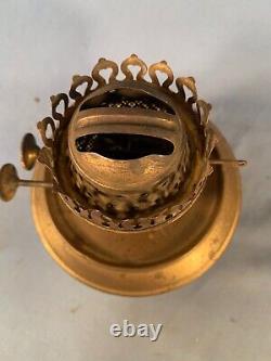 Antique Brass Oil Lamp Wall Sconce Adams&Westlake Railroad Lantern Duplex Burner