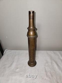 Antique Brass Railroad Flare Torch Lantern 15 Kerosene Lamp