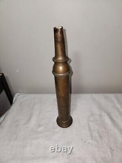 Antique Brass Railroad Flare Torch Lantern 15 Kerosene Lamp