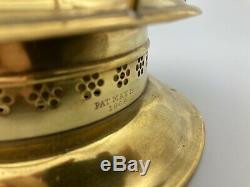 Antique Brass Thompson Lantern Peter Gray RARE Fancy Handle Railroad Fire Dept