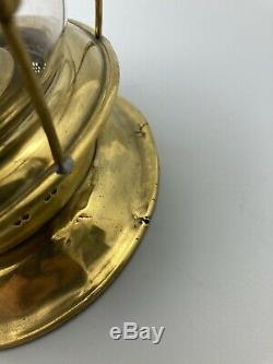 Antique Brass Thompson Lantern Peter Gray RARE Fancy Handle Railroad Fire Dept
