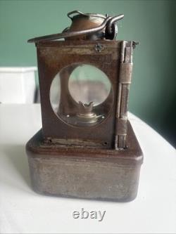 Antique British Railway Hand Lamp Welch Patent Lamp Mfg London
